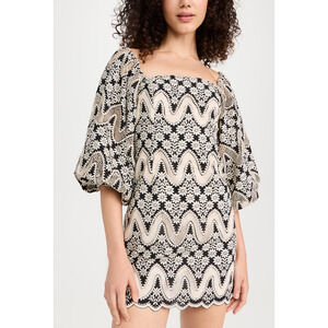 Cara Cara 'Montauk' Black Cotton Dress Size S